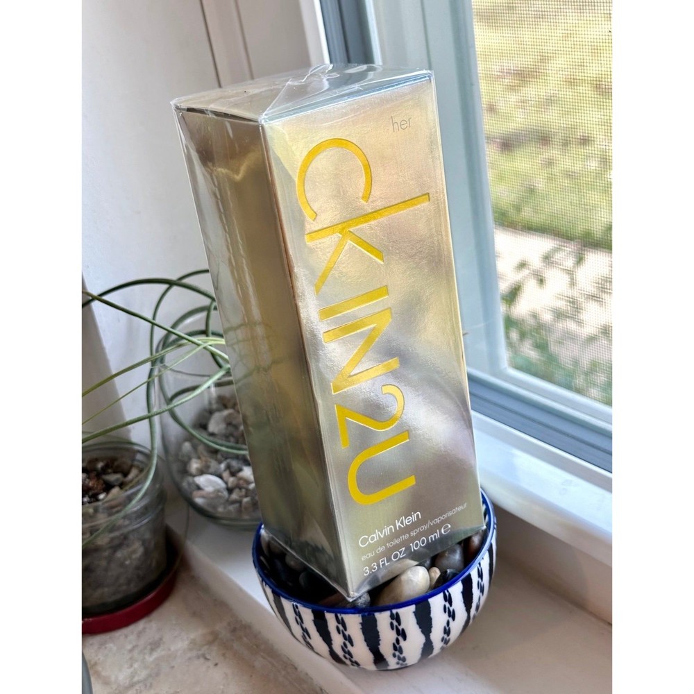 NIB CK In2U Her EDT Fragrance for Women Calvin Klein Perfume 3.3 oz SEALED